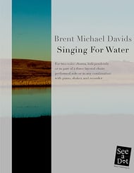Singing for Water Two-Part choral sheet music cover Thumbnail